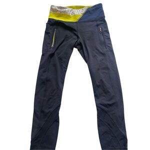 Lululemon Women’s Patchwork Mesh Paneled Tight Leggings